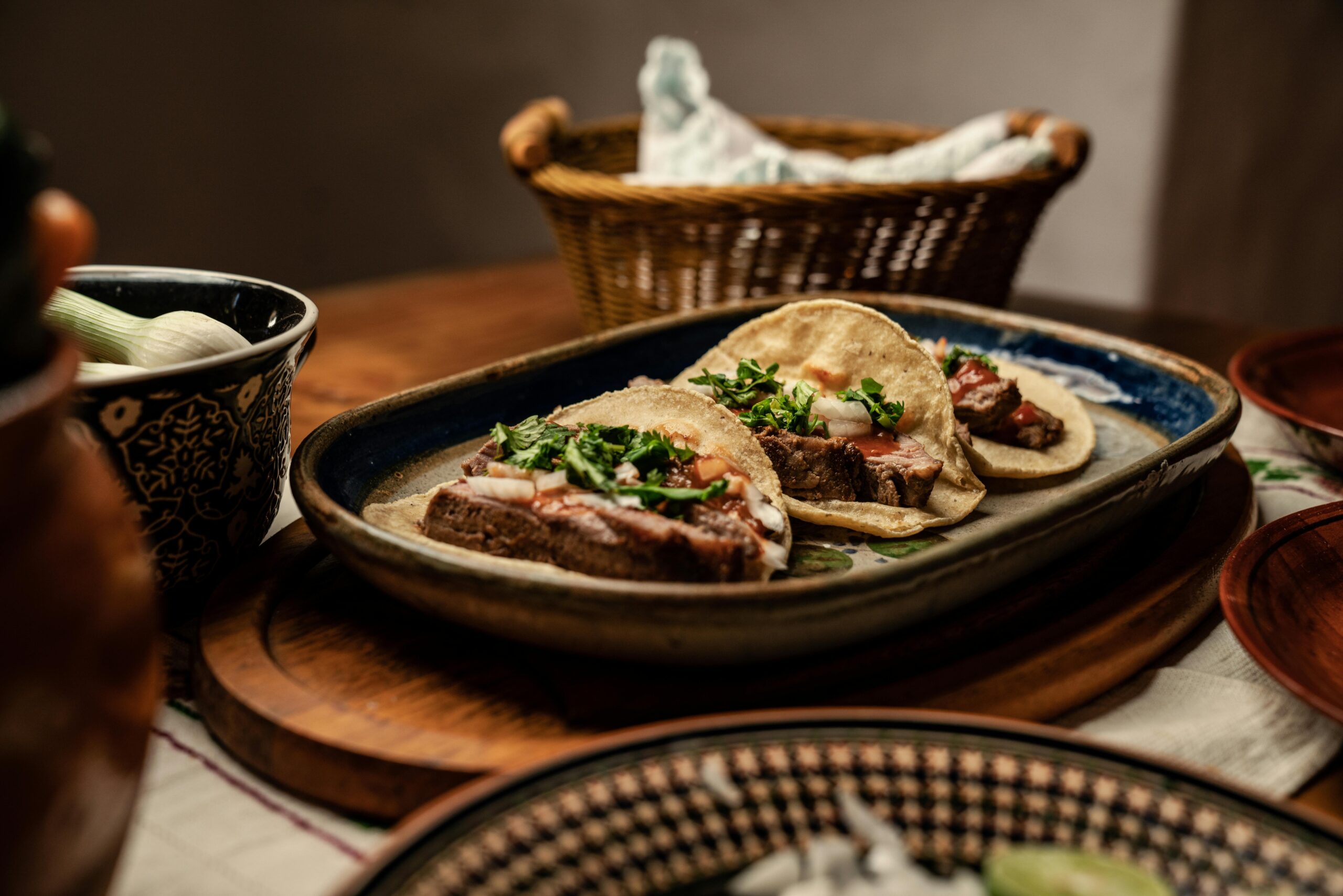 Skirt steak fajitas