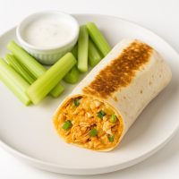 Lunch: Buffalo Chicken Wrap